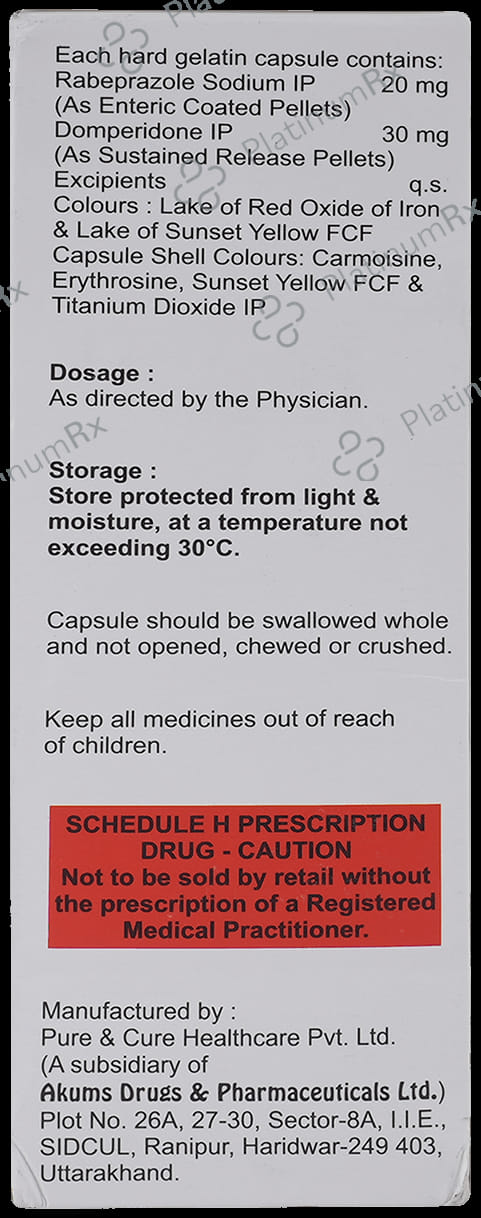 Jardom 30/20mg Capsule SR 15s