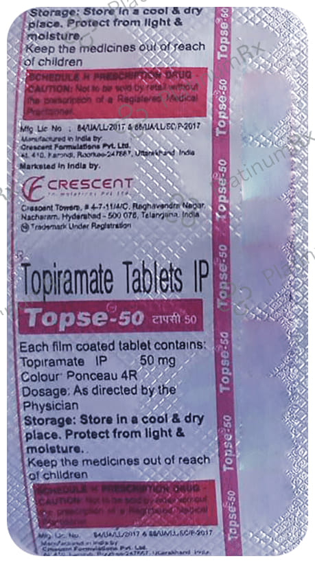 Topse 50mg Tablet