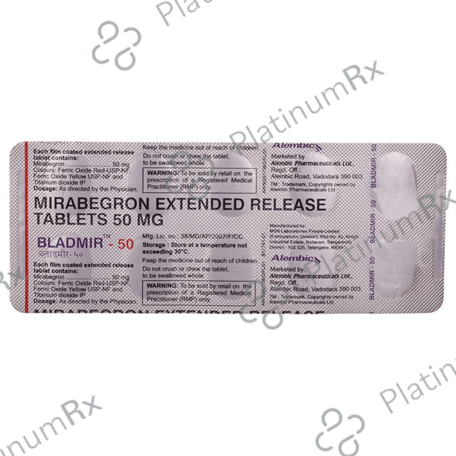 Bladmir 50mg Tablet 10s