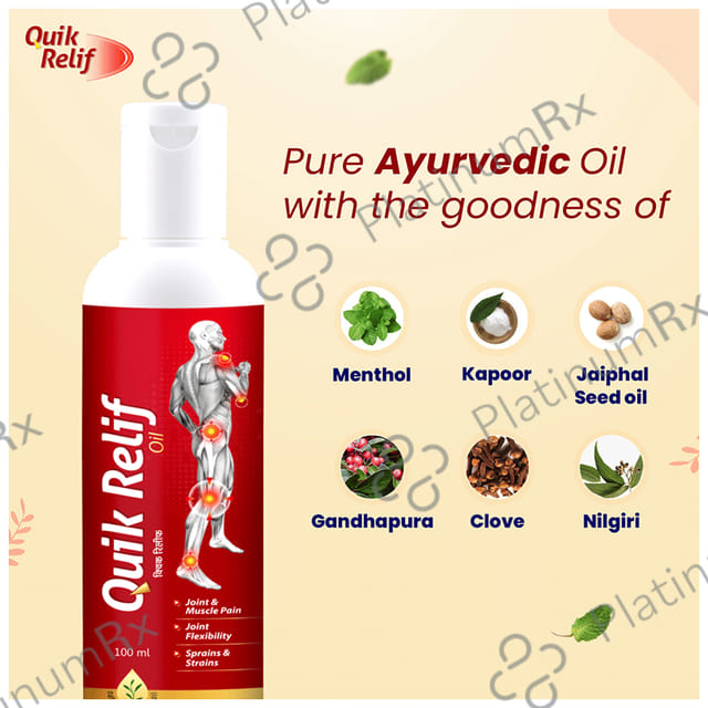 Quik Relif Herbal Oil 100 ml