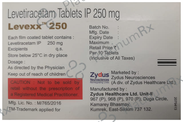 Levexx 250mg Tablet 10s