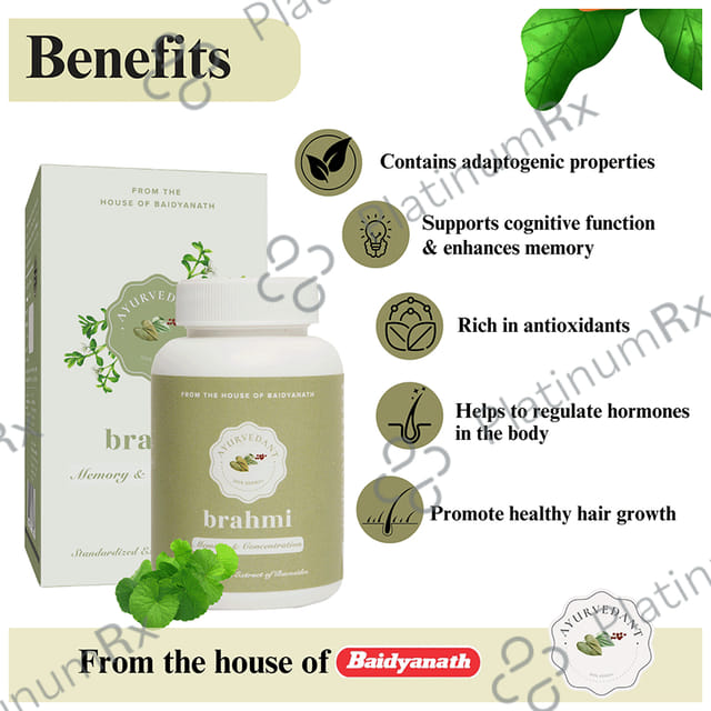 Baidyanath Ayurvedant Brahmi Tablet