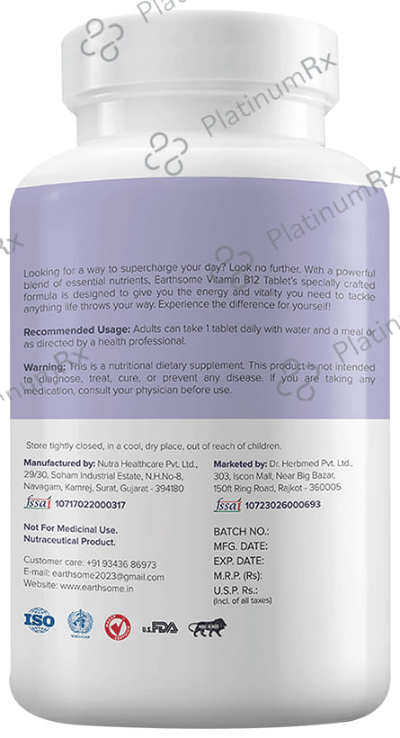 Earthsome Vitamin B12 Tablet