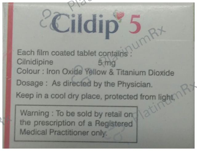Cildip 5mg Tablet 10s