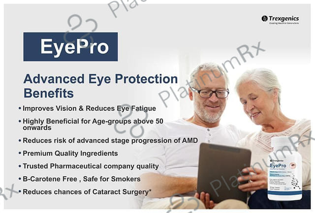 Trexgenics EyePro AREDS2 Eye Care Veg Capsule