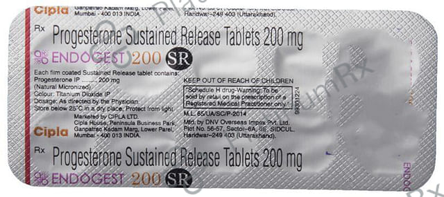 Endogest 200mg SR Tablet 10s