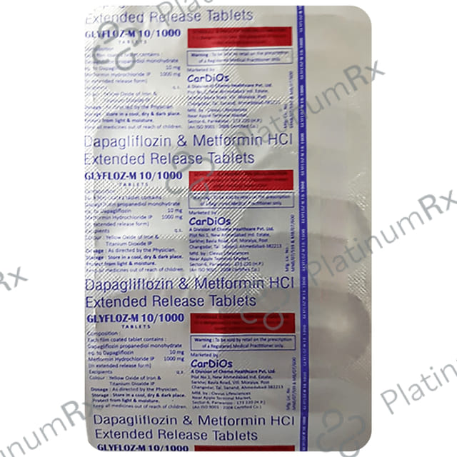 Glyfloz-M 10/1000 Tablet ER