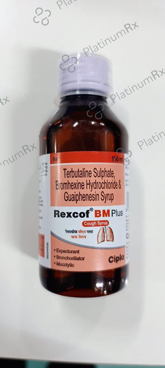 Rexcof BM Plus 2/50/1.25mg Syrup 100ml