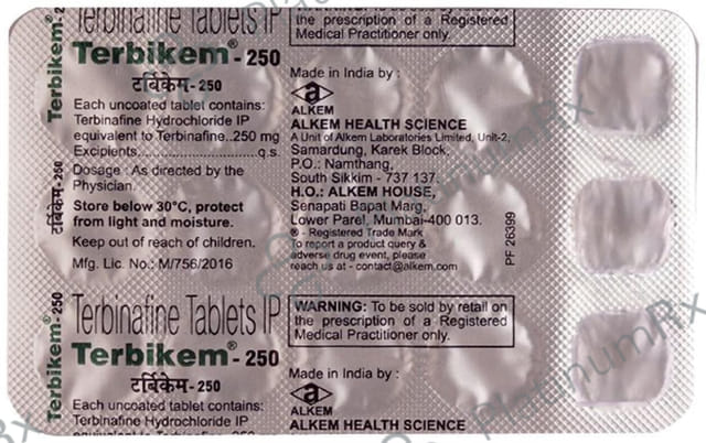 Terbikem 250 Tablet 15 Tablet