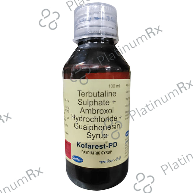 Kofarest PD 15/50/1.25mg Syrup 100ml