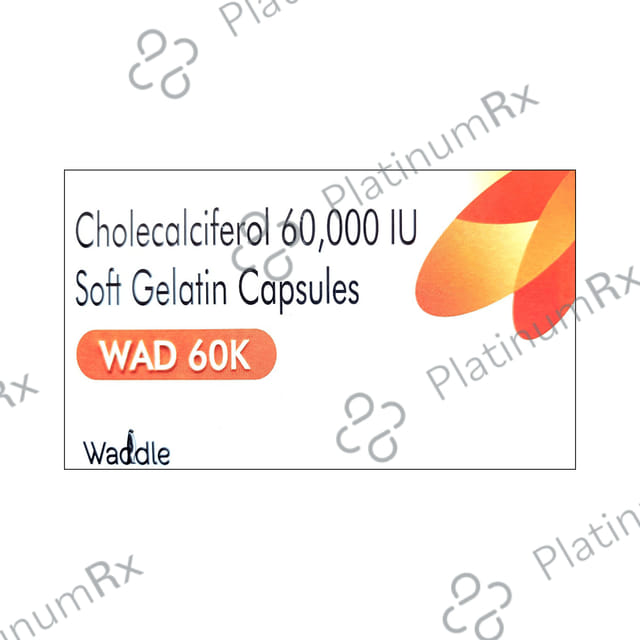 Wad 60000IU Softgel Capsule 10s