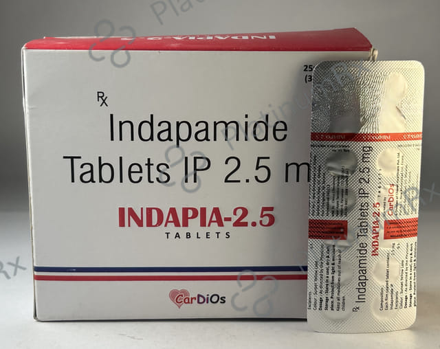 Indapia 2.5mg Tablet 14s