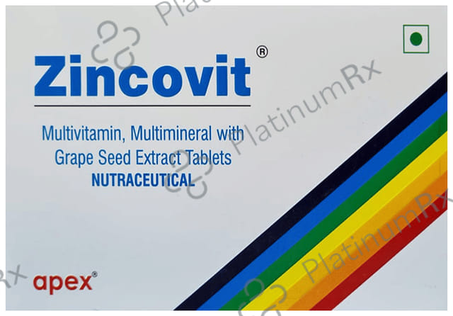 Zincovit Multivitamins Zinc Tablet 15s
