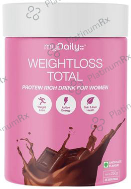 myDaily Weight Loss Total Protein Rich Drink for Women (250gm Each) Chocolate 1 Jar