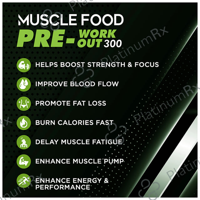 Dr. Morepen Muscle Food Pre Workout 300 Pineapple Play