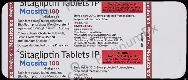 Macsita 100mg Tablet 10s