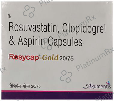 Rosycap Gold 20/75/75mg Capsule 15s