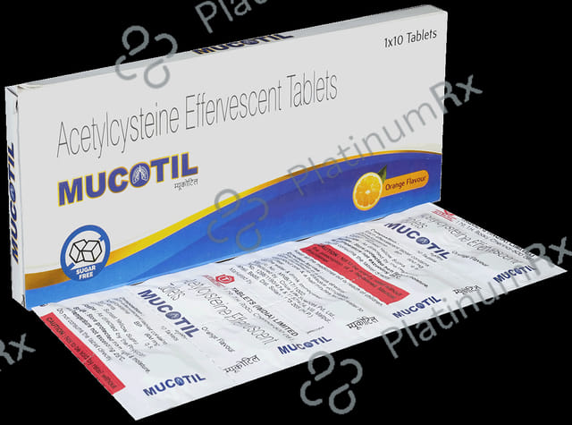 Mucotil Effervescent Tablet Orange