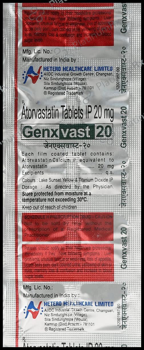 Genxvast 20mg Tablet 10s