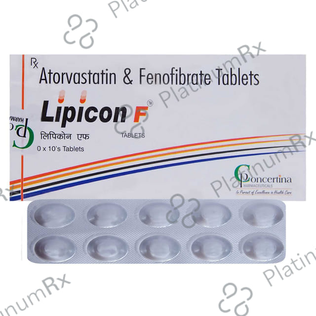Lipicon F 10mg/160mg Tablet