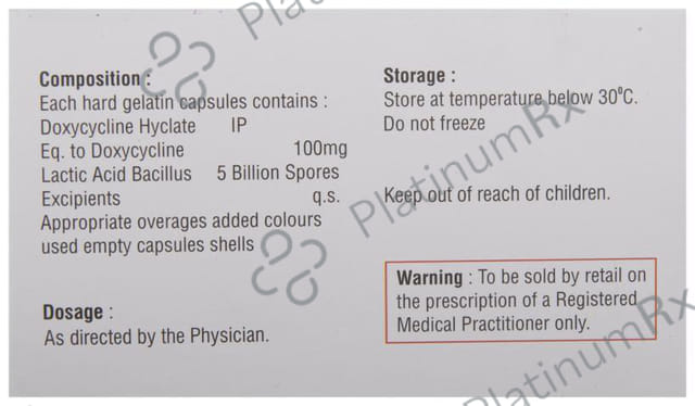 Nixidox 100mg/5B Capsule 10s