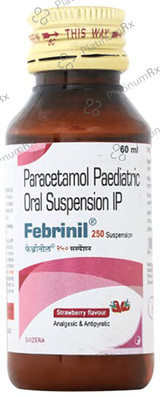 Febrinil 250mg Oral Suspension 60ml