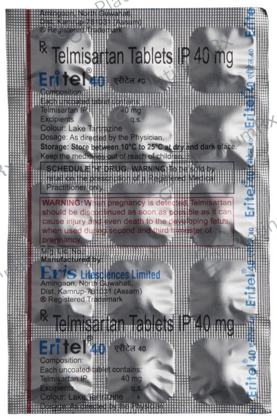 Eritel 40mg Tablet 15s