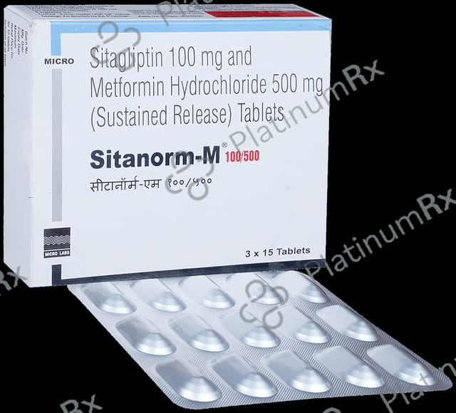 Sitanorm M 100/500mg Tablet 15s