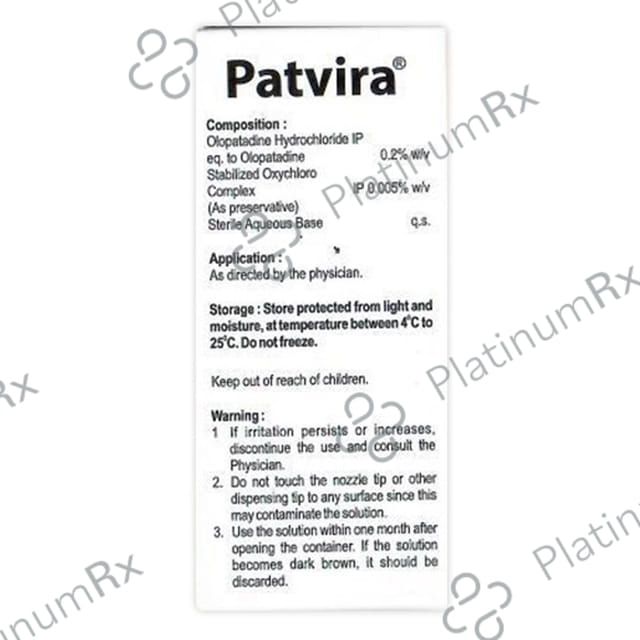 Patvira 0.2% Eye Drops 2.5ml
