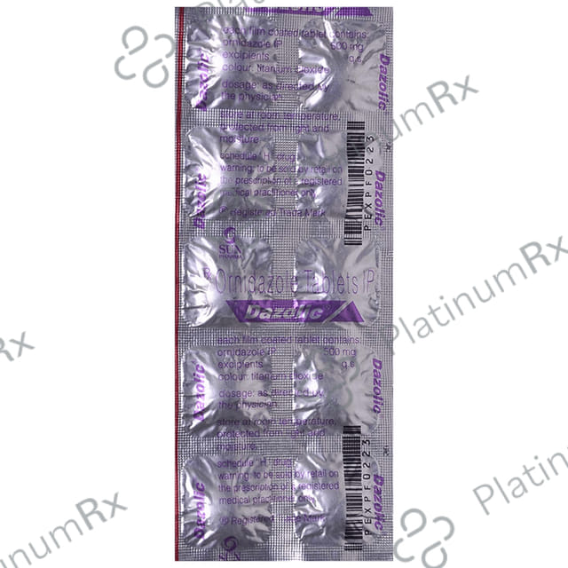 Dazolic 500mg Tablet 10s