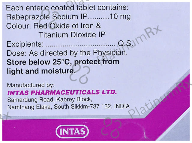 Rabium 10mg Tablet 10s
