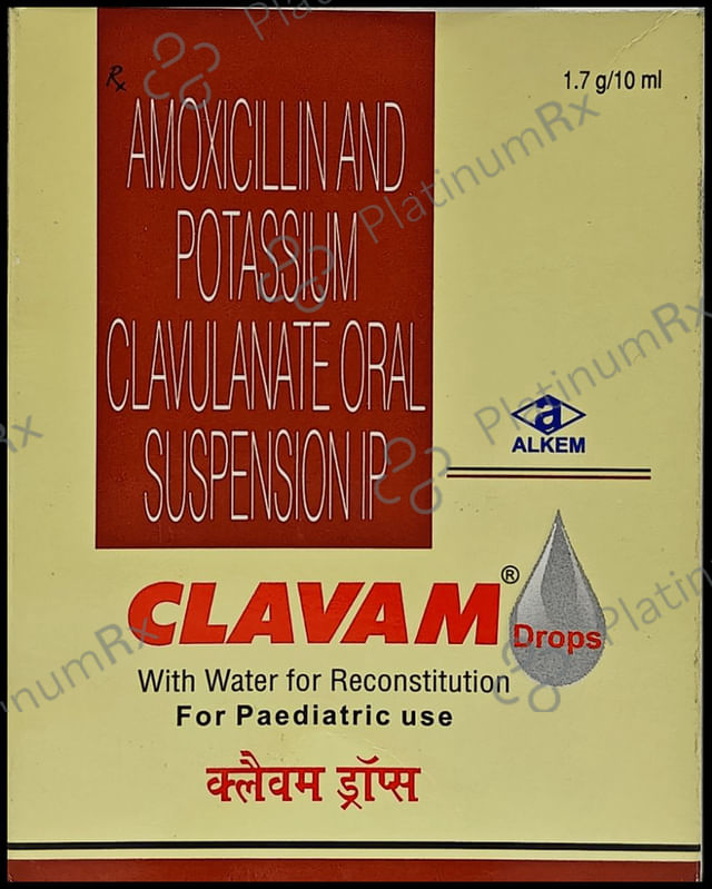 Clavam 80/11.4mg Oral Drops 10ml