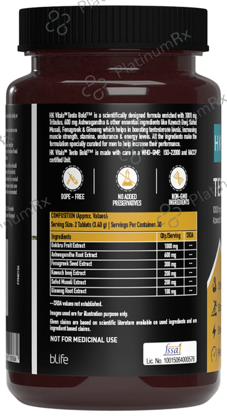 Healthkart HK Vitals Testo Bold Tablet