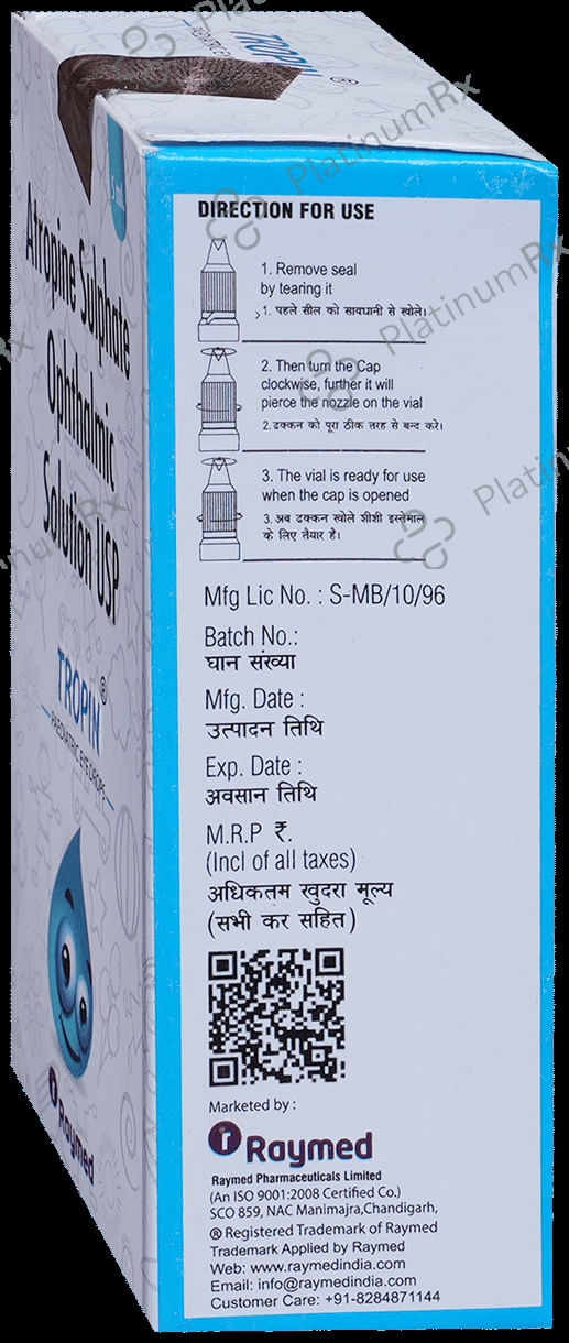 Tropin Paediatric Eye Drop 5ml