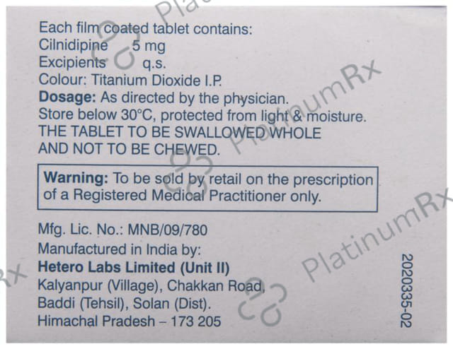 Rancil 5mg Tablet 10s