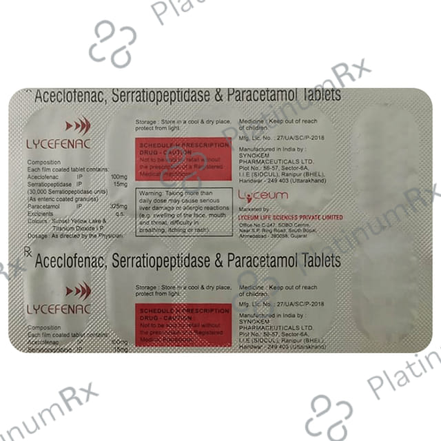 Lycefenac Tablet