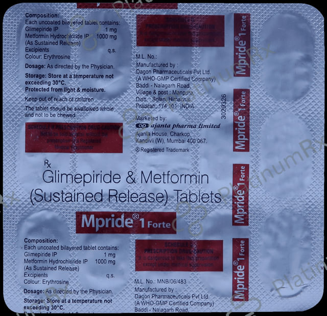 Mpride 1 Forte Tablet SR