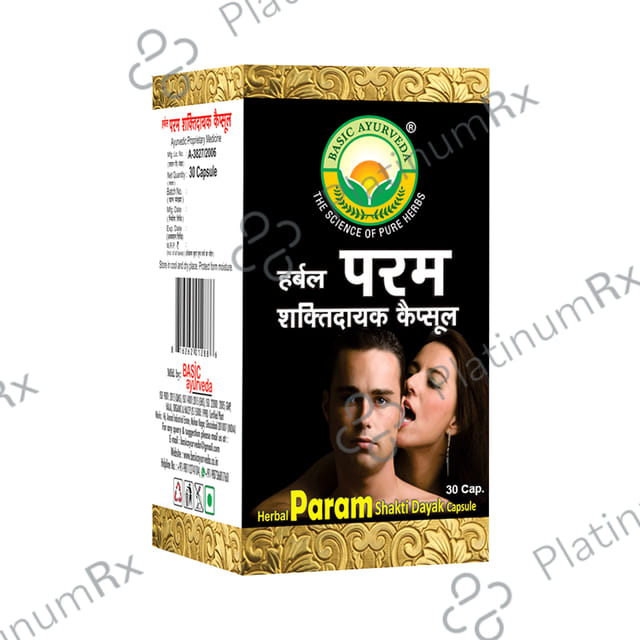 Basic Ayurveda Herbal Param Shakti Dayak Capsule