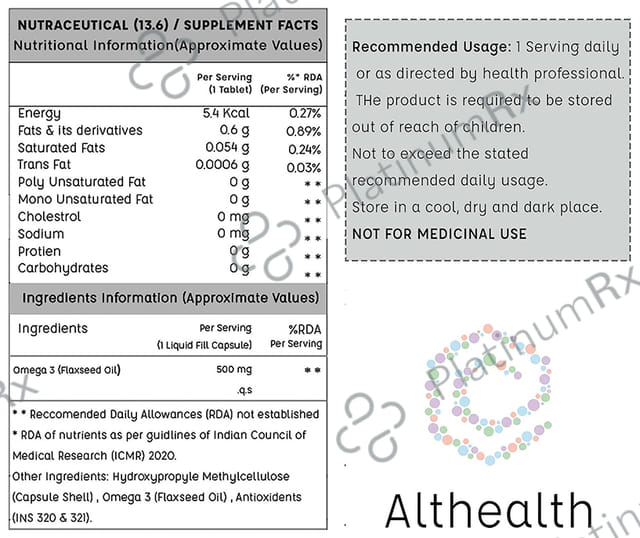 Alhealth Omega 3 Tablet 120s