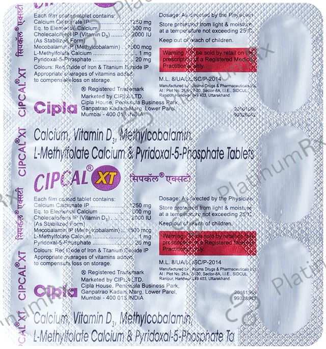 Cipcal XT Tablet 15s