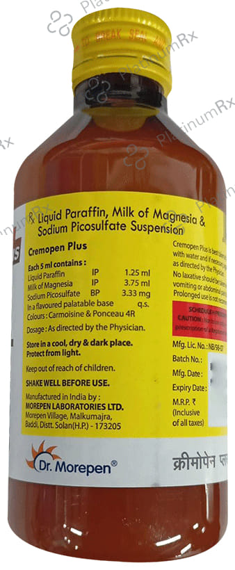 Cremopen Plus Refreshing Flavour Sugar Free Suspension 170ml