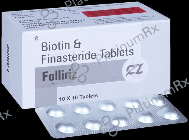 Folliriz 10mg/1mg Tablet