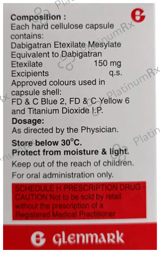 Dabigza 150mg Capsule 14s