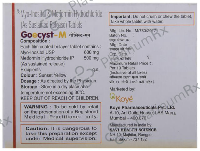 Goecyst-M Tablet SR