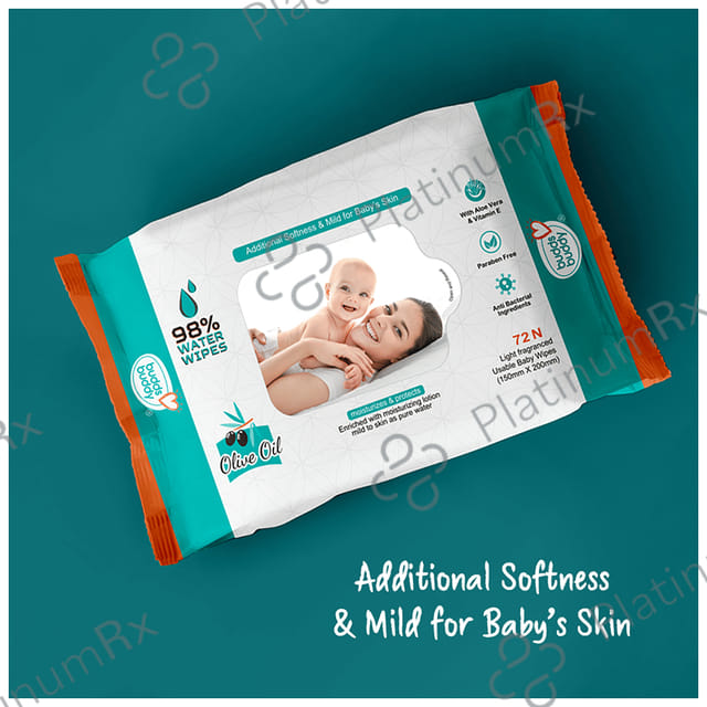 Buddsbuddy Olive Oil Light Fragranced Usable Baby Wipes (72 Each) 1 Pack