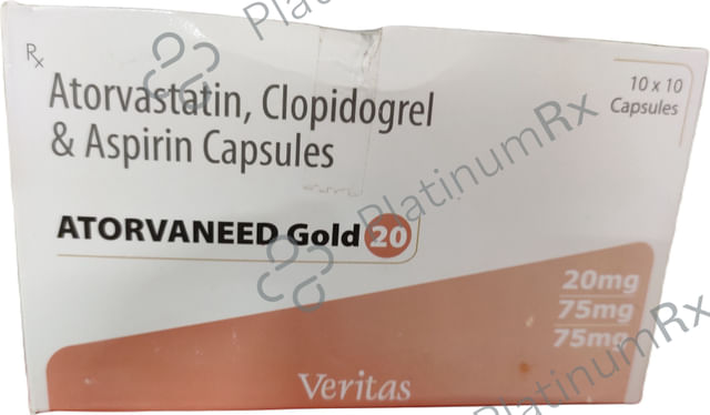 Atorvaneed Gold 20mg Capsule 10s