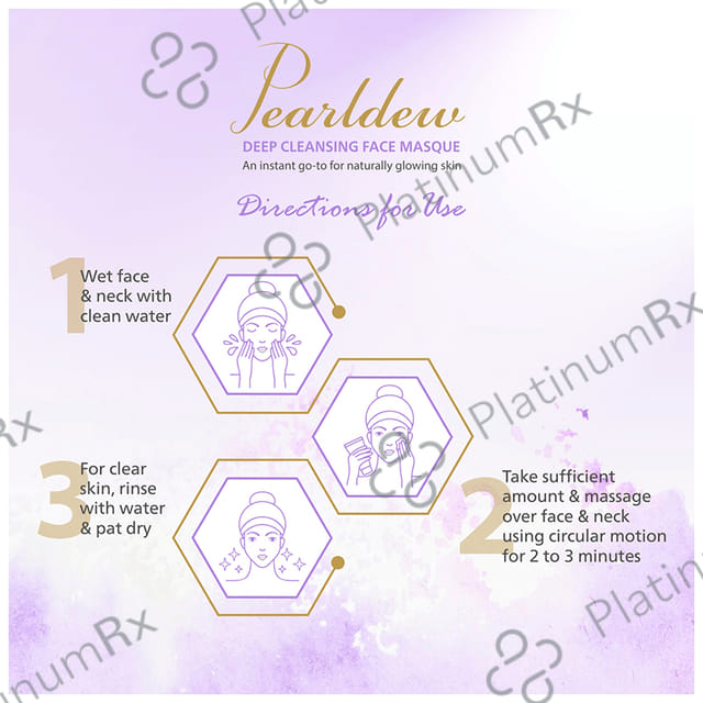 Pearldew pH Balanced Deep Cleansing Face Masque 1 Tube