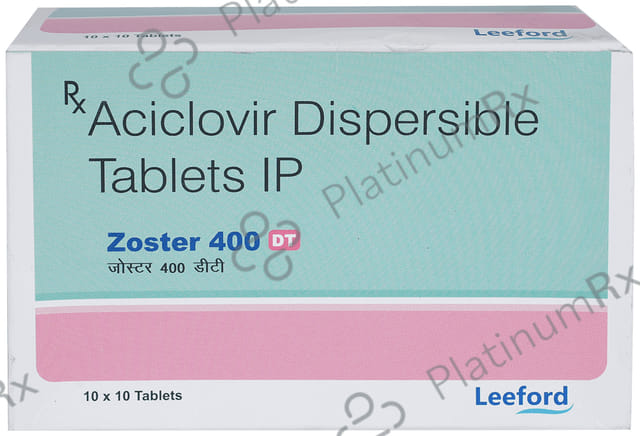 Zoster 400mg Tablet DT 10s