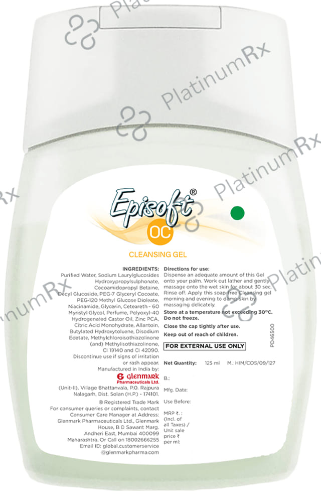 Episoft OC Cleansing Gel 125ml