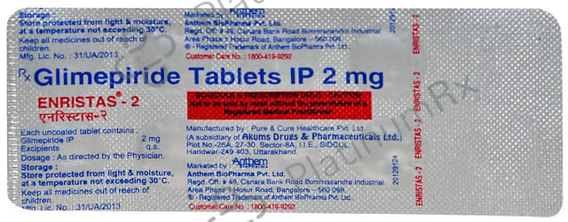 Enristas 2mg Tablet 10s